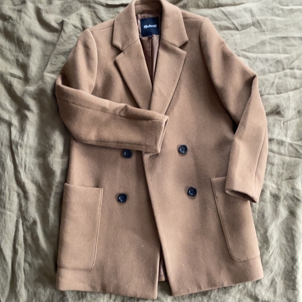 Madewell Mid-thigh Wool Coat Size XS